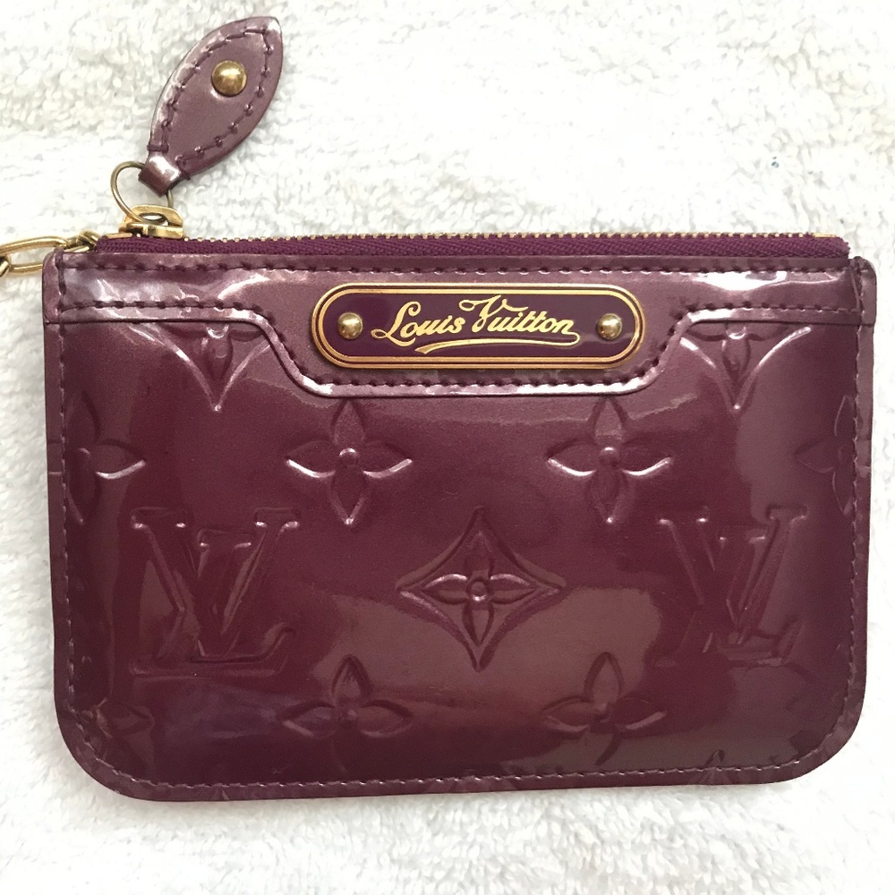 Louis Vuitton Amarante Vernis Key Pouch